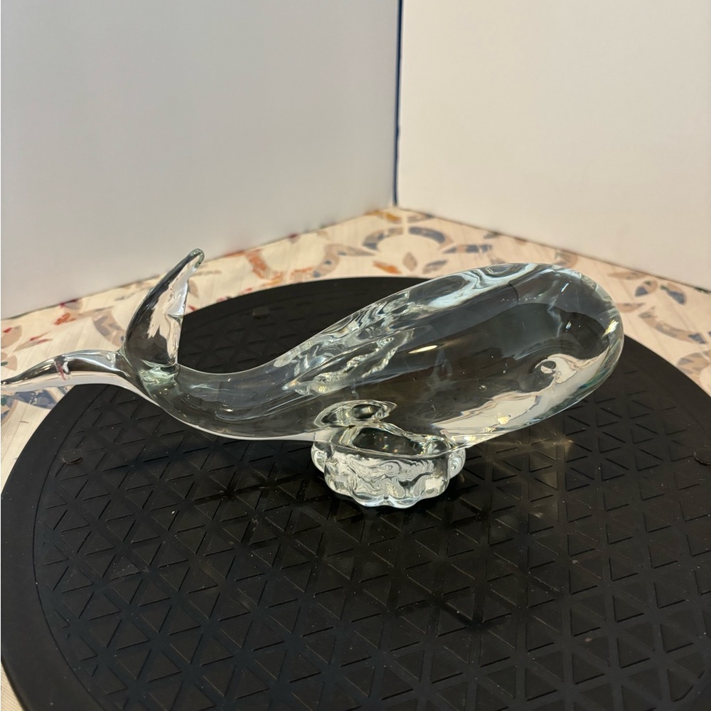 Beautiful Blown Glass Whale - Picture 8 of 8